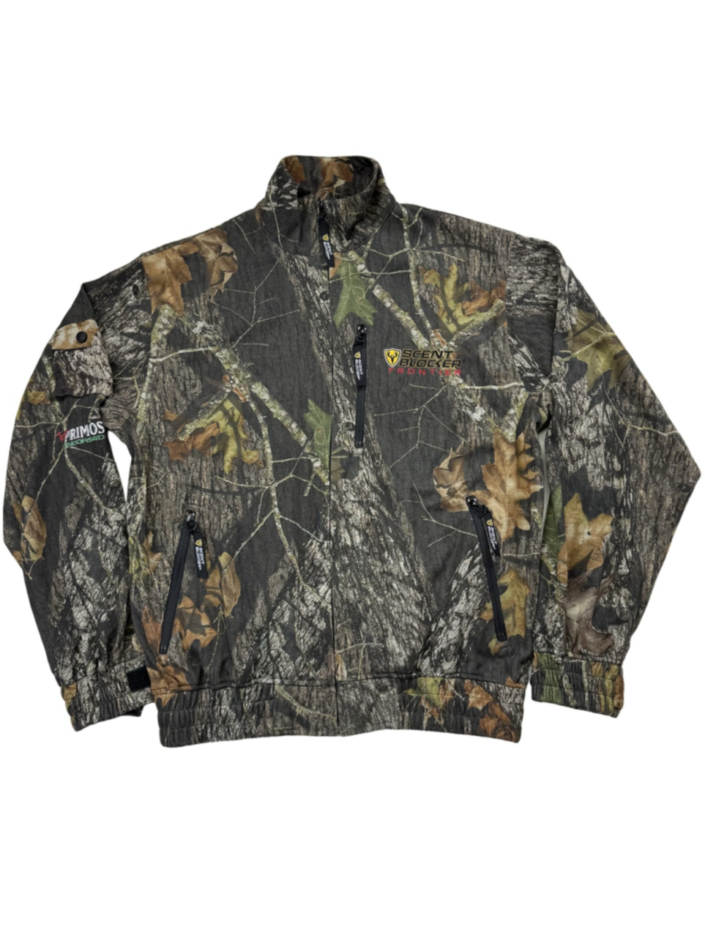 Men's Scent Blocker Camo Performance Jacket Medium Mossy Oak Brown‎ Green